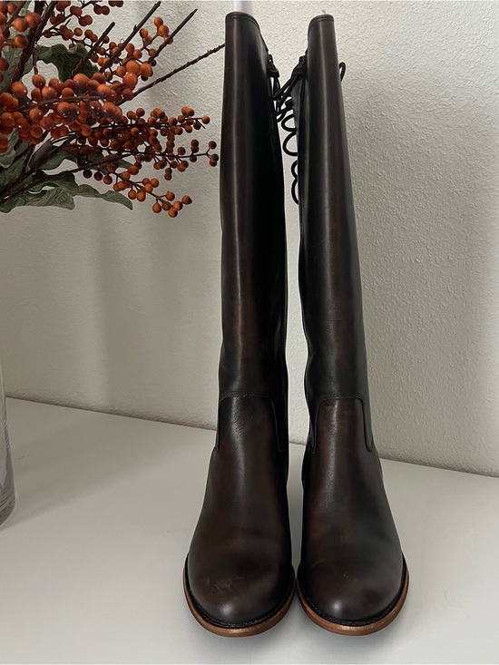 Sofft Shoes - SOFFT-Women's Tall Leather Riding Boots - Dark Brown